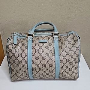 Boston Leather Bowling Gucci Bag
